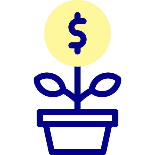 Growth Detailed Mixed Lineal color icon