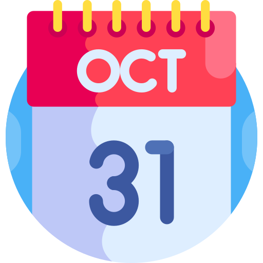 October Detailed Flat Circular Flat icon