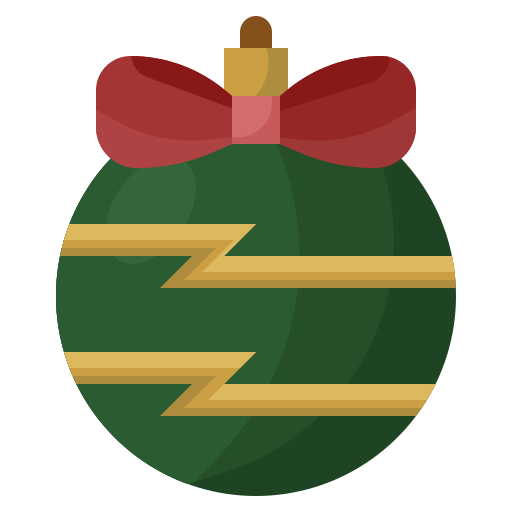 Christmas ball Surang Flat icon