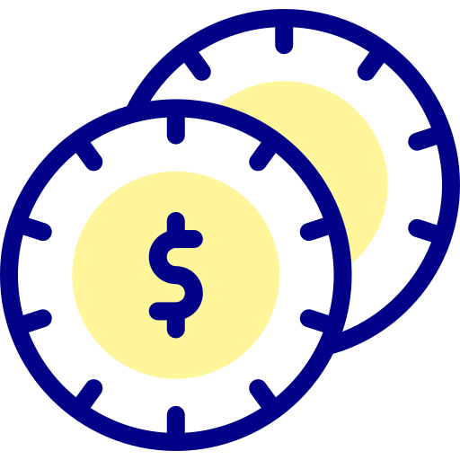 dollar Detailed Mixed Lineal color icon