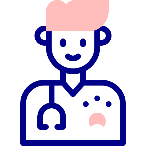 Veterinarian Detailed Mixed Lineal color icon