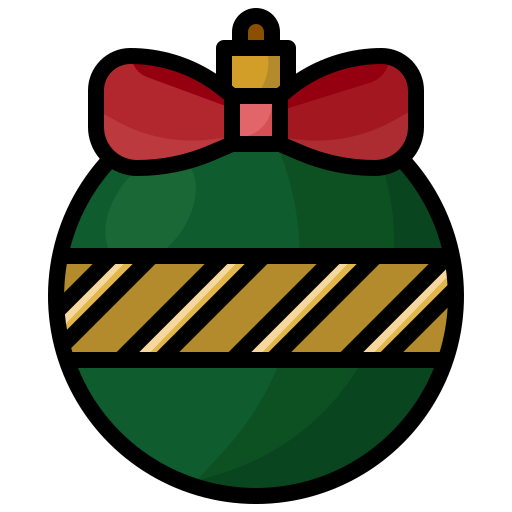 Christmas ball Surang Lineal Color icon