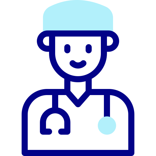 Doctor Detailed Mixed Lineal color icon