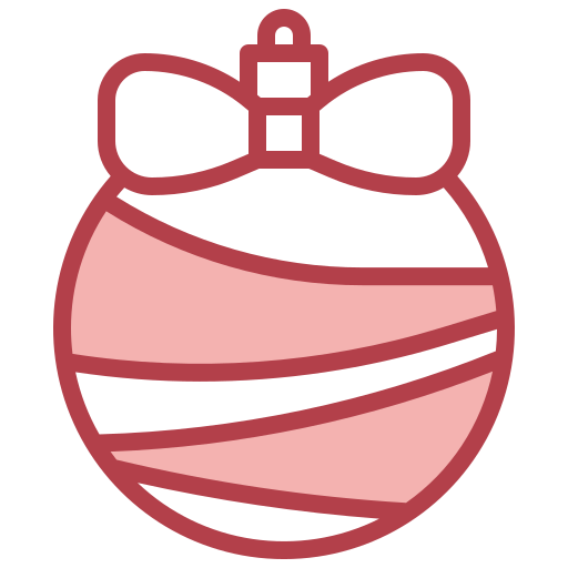 Christmas ball Surang Red icon