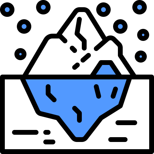 iceberg Generic Fill & Lineal icono