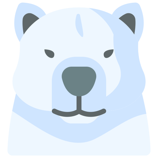 urso polar Generic Flat Ícone
