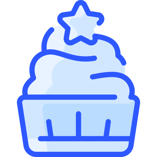 컵케이크 Vitaliy Gorbachev Blue icon