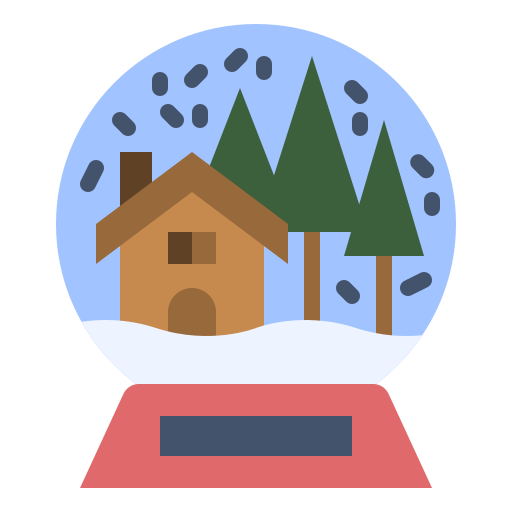 globo de nieve Generic Flat icono