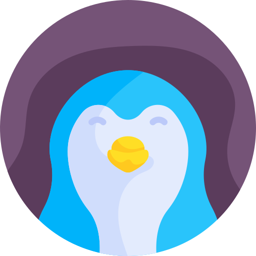 pingwin bqlqn Flat ikona