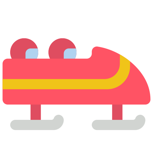 bobsleigh Basic Miscellany Flat icono