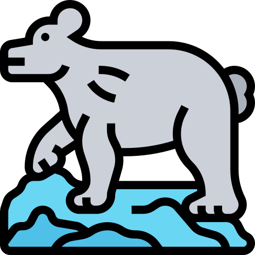 Медведь Meticulous Lineal Color иконка