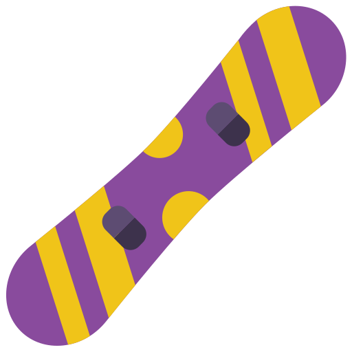 snowboarding Basic Miscellany Flat icono