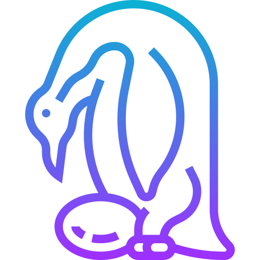 pingüino Meticulous Gradient icono