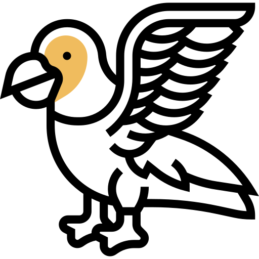 Puffin Meticulous Yellow shadow icon