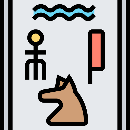 hieroglif Meticulous Lineal Color ikona