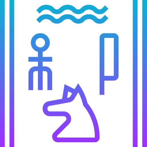 Hieroglyph Meticulous Gradient icon