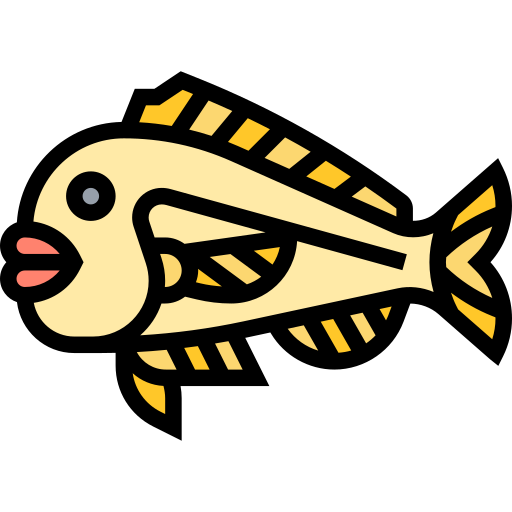 peixe Meticulous Lineal Color Ícone