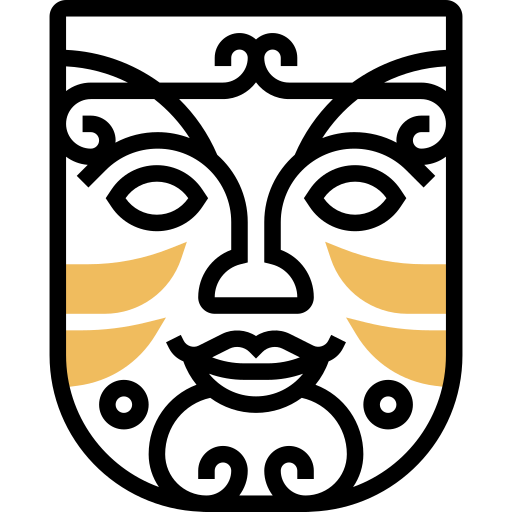 マスク Meticulous Yellow shadow icon