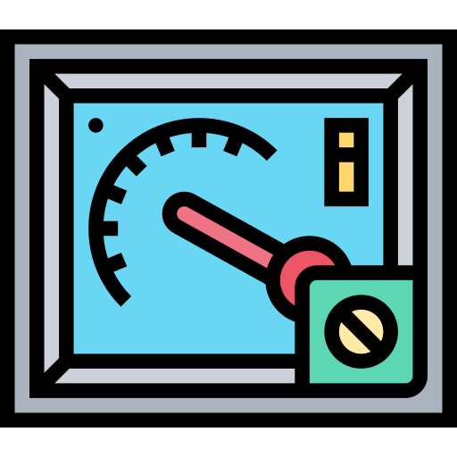 amperemeter Meticulous Lineal Color icon