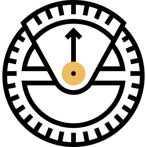 分度器 Meticulous Yellow shadow icon