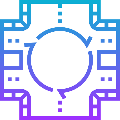 rotonda Meticulous Gradient icono