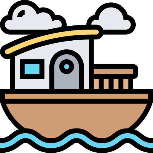 ハウスボート Meticulous Lineal Color icon