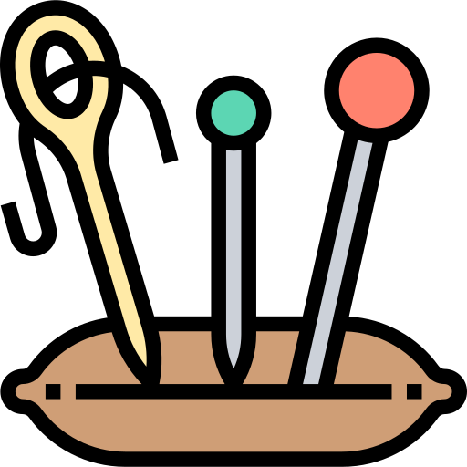 Needle Meticulous Lineal Color icon
