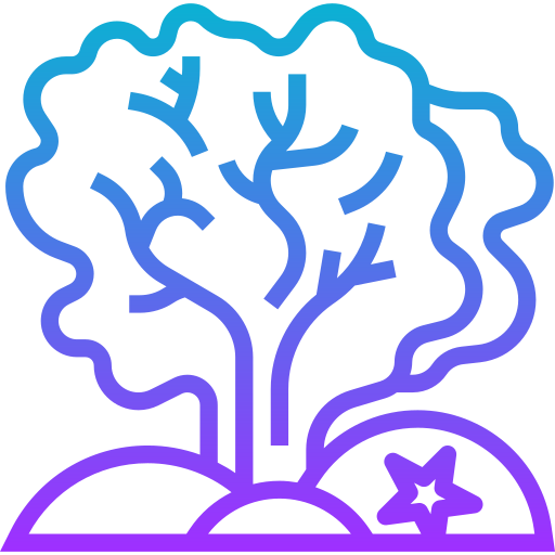 Coral reef Meticulous Gradient icon