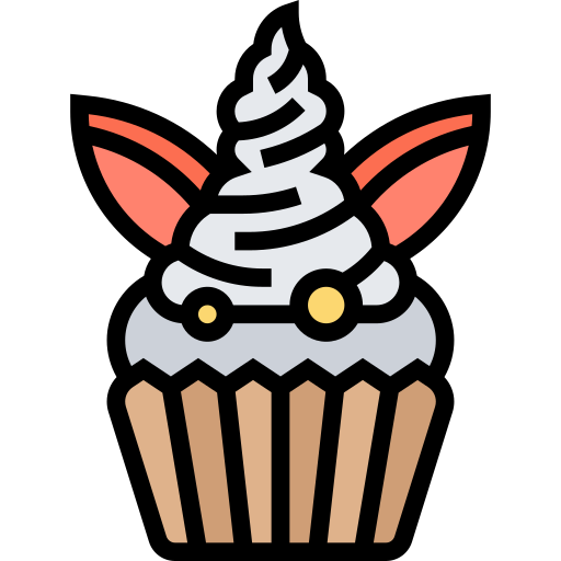 Cupcake Meticulous Lineal Color icon