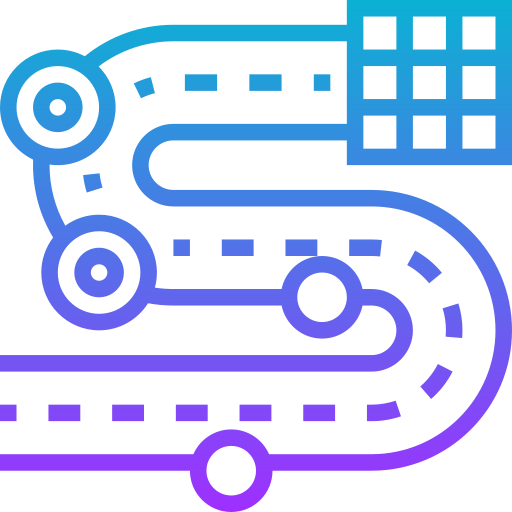 racebaan Meticulous Gradient icoon