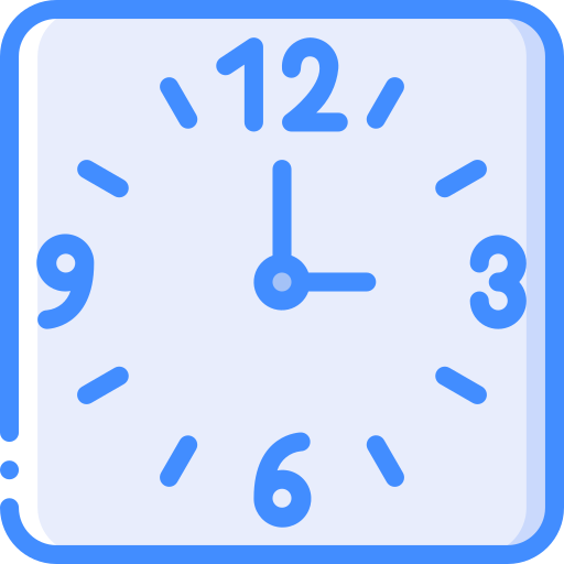 настенные часы Basic Miscellany Blue иконка