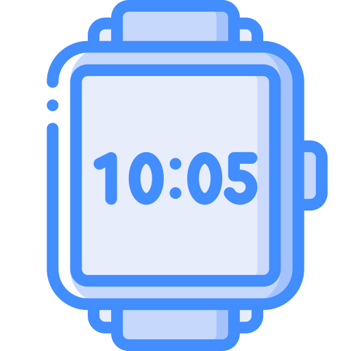 Smart watch Basic Miscellany Blue icon