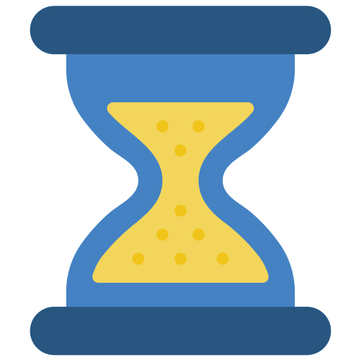 reloj de arena Basic Miscellany Flat icono