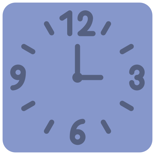 reloj de pared Basic Miscellany Flat icono