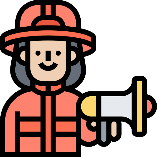 brandweerman Meticulous Lineal Color icoon