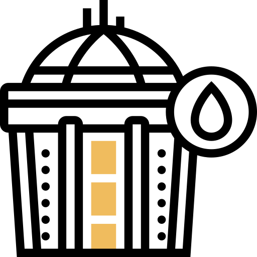 wieża ciśnień Meticulous Yellow shadow ikona