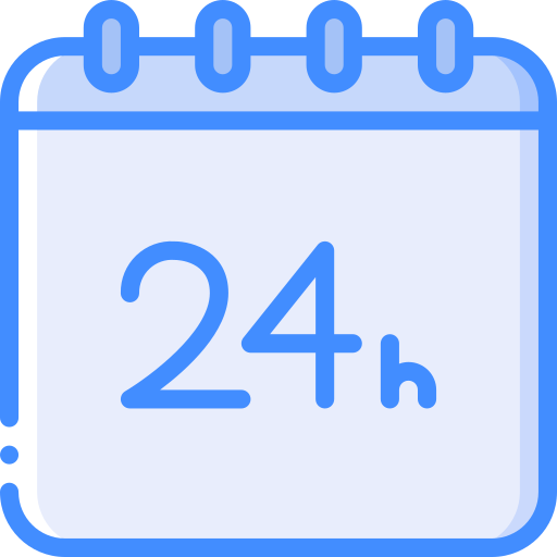 24 horas Basic Miscellany Blue icono