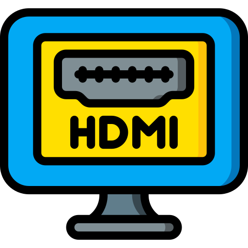hdmi Basic Miscellany Lineal Color icona