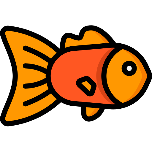 złota rybka Basic Miscellany Lineal Color ikona