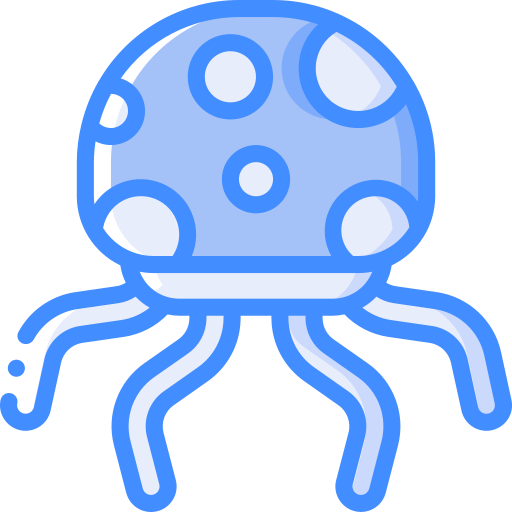 クラゲ Basic Miscellany Blue icon
