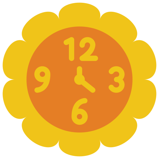 Часы Basic Miscellany Flat иконка