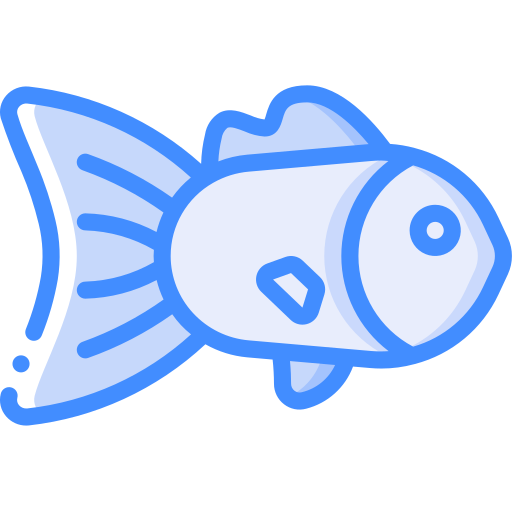 Gold fish Basic Miscellany Blue icon