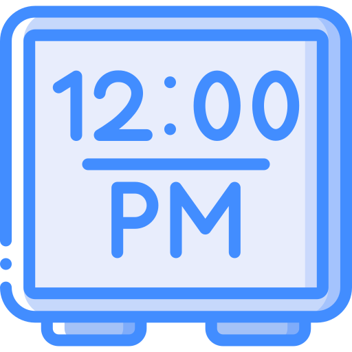 デジタル時計 Basic Miscellany Blue icon