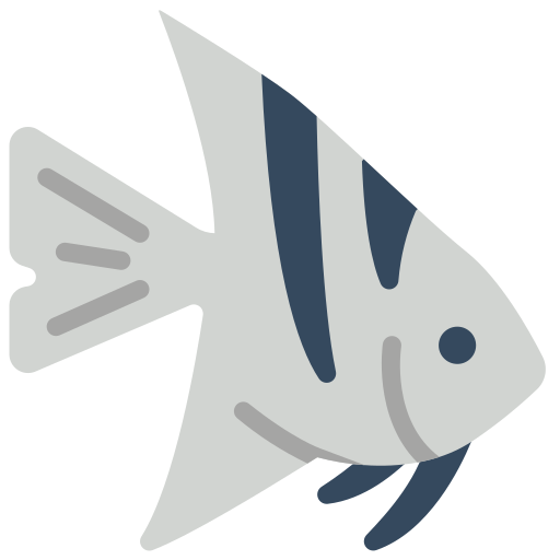 Angelfish Basic Miscellany Flat icon