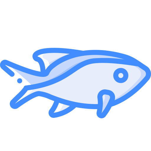 Fish Basic Miscellany Blue icon