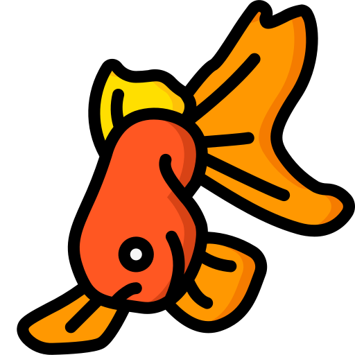 Золотая рыбка Basic Miscellany Lineal Color иконка