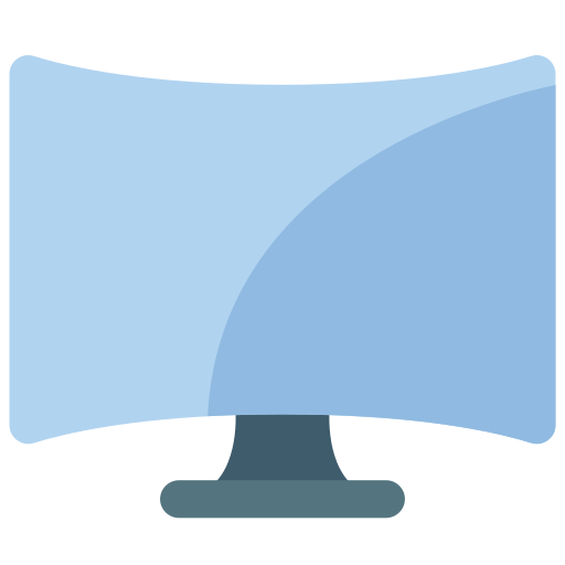 pantalla curva Basic Miscellany Flat icono