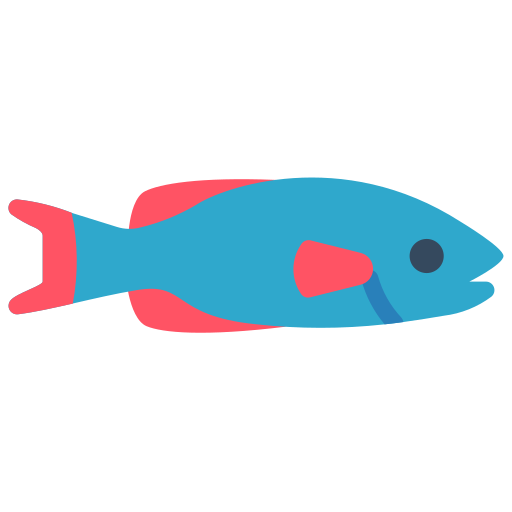 Fish Basic Miscellany Flat icon