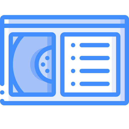 Tape Basic Miscellany Blue icon