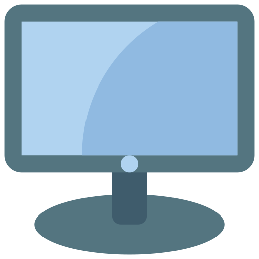 monitor Basic Miscellany Flat icono